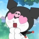 kuromiLOVE emote