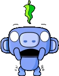 Scared emote