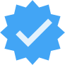 BlueVerifiedBadge static emote