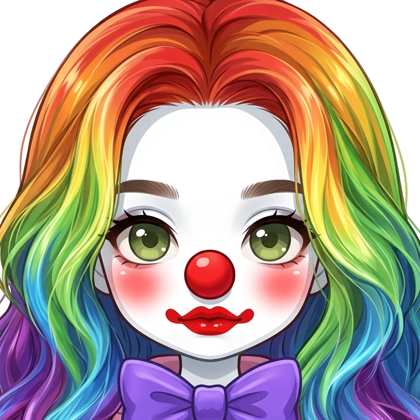 curely_clown emote