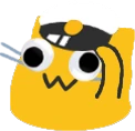 blobcatgooglysalute emote