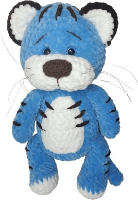 blue_tiger_crochet_plushie static emote