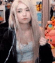 emiruInABlondeWigDancingToAnAICoverOfPresidentObamaSingingWeAreF emote