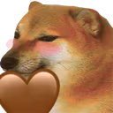 CheemsBRheart emote