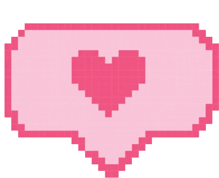 pinktext_bubble emote