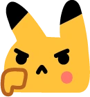 pikathumbsdown emote