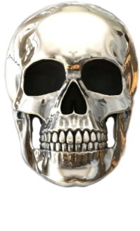 chrome_skull static emote
