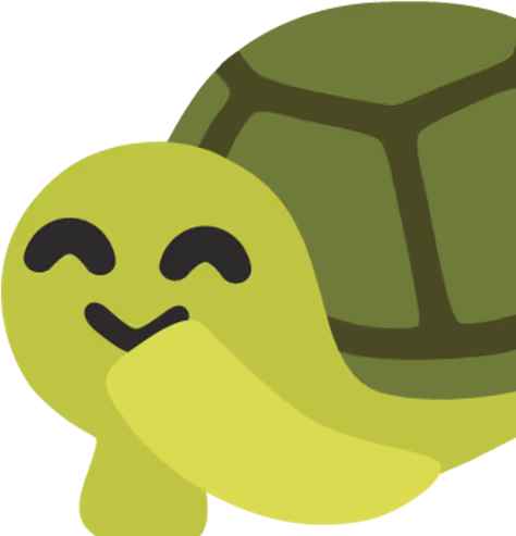 CEHTurtleWithHandOverMouth emote