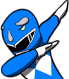BlueDab emote