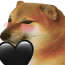 CheemsBlheart emote