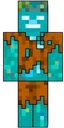 Minecraft_Drowned_Pixel_Art emote