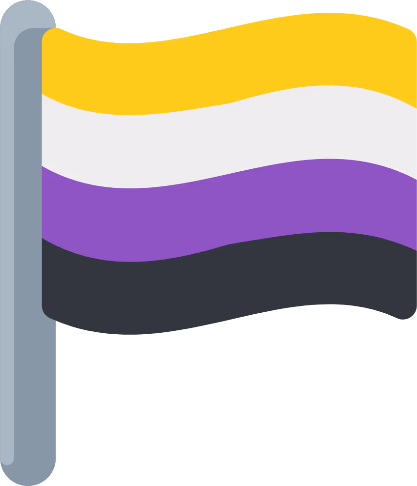 nonbinary_flagpole emote