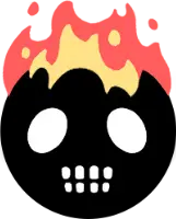 Burning emote