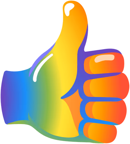 RainbowThumbsUp emote