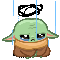 BabyYodaSad animated emote