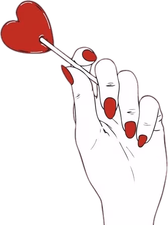 HeartLollipop emote