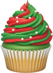 Redgreenfrostedcupcake emote