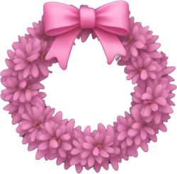 Pinkbowwreath emote
