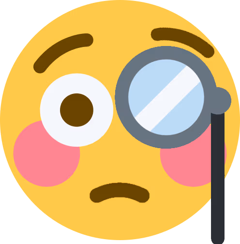 flushed_Monocle emote