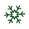 Darkgreensnowflake emote