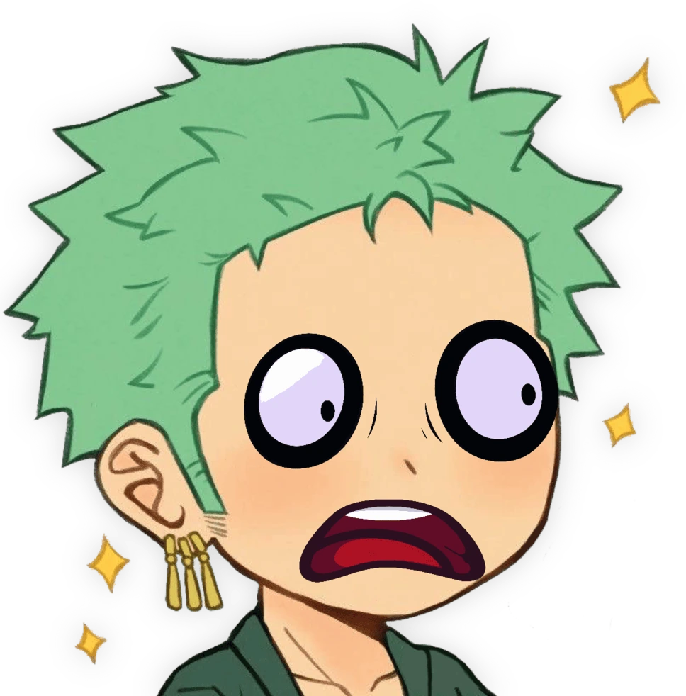 Zoro_Scared emote