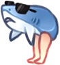 SharkWithLegs emote
