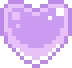 LightPurpleSpinningPixelHeart emote