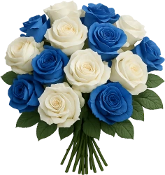Whiteblueroses emote