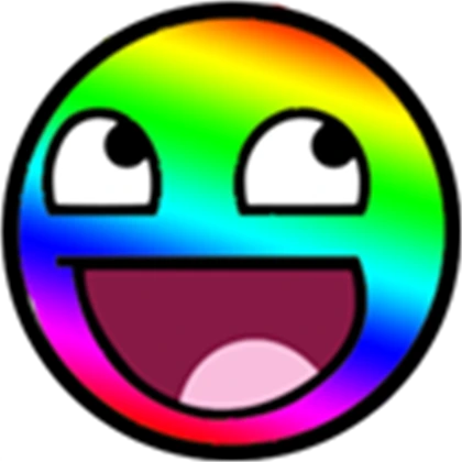 RainbowAwesomeFace emote
