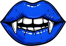 Bluevampirelips emote