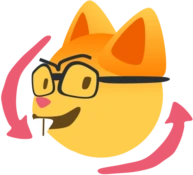 turning_nerd_kitty emoji