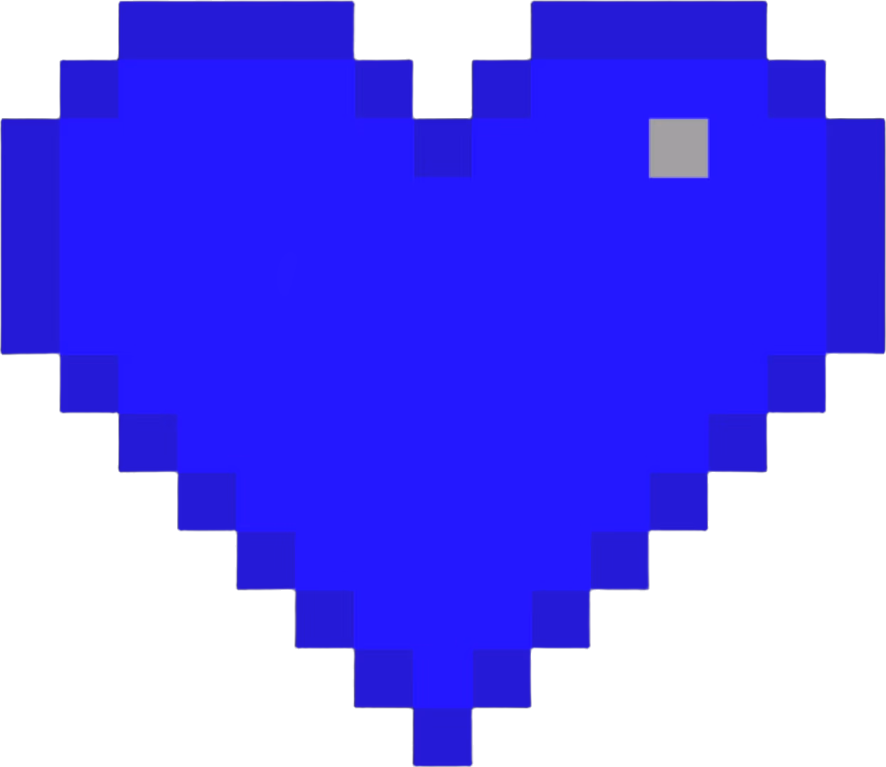 PixelHeartBlue emote