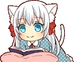 nekoRead emote