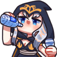 AsheDrinkWater emote