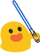 blobbluelightsaber emote