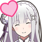 EmiliaHappy emote