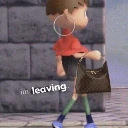 leaving emote