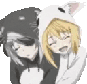 Cuddle animated emote