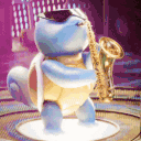 SaxoSquirtle animated emote