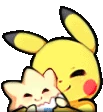 PikachuTossTogepi emote