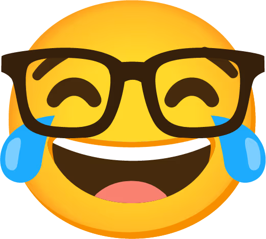nerdlaughing emote