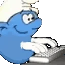 SMURFING emote