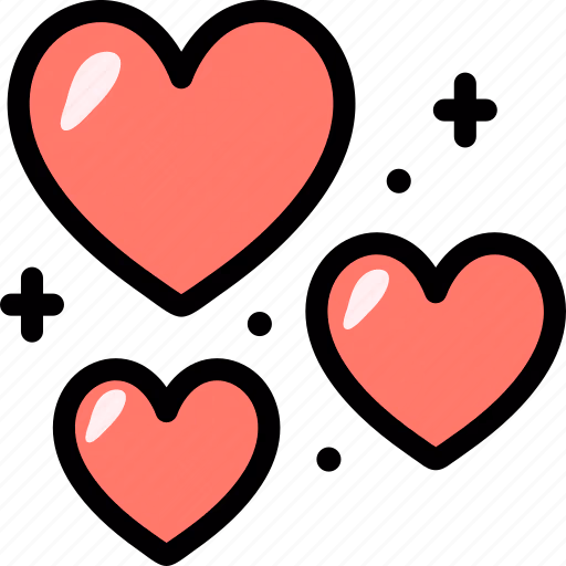 hearts emote