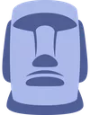 blurpleMoyai static emote