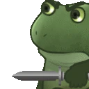 worryStab1 emote
