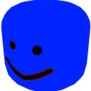 BlueGlowingOof emote