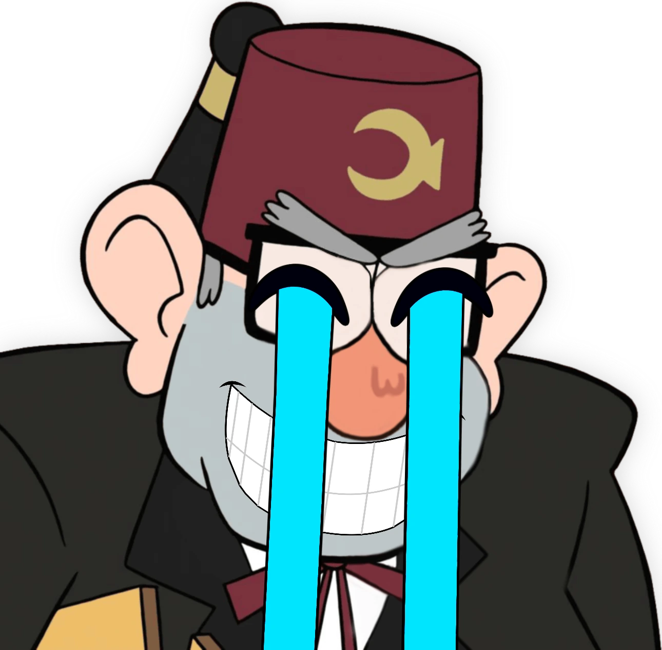 GrunkleStan_CryLaughing emoji