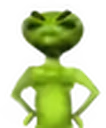 AlienDisapointedInYou emote