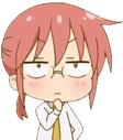 KobayashiThink emote