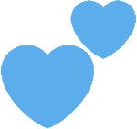 two_blue_hearts emote